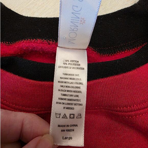 VTG Morning Sun Christmas Holidays Teddy Bears Sweatshirt SZ Large - Picture 4 of 6